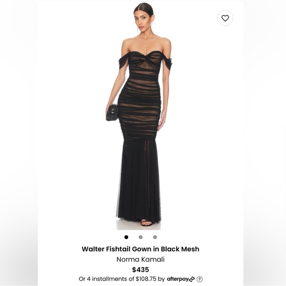 Norma Kamali Walter Fishtail Dress NWT